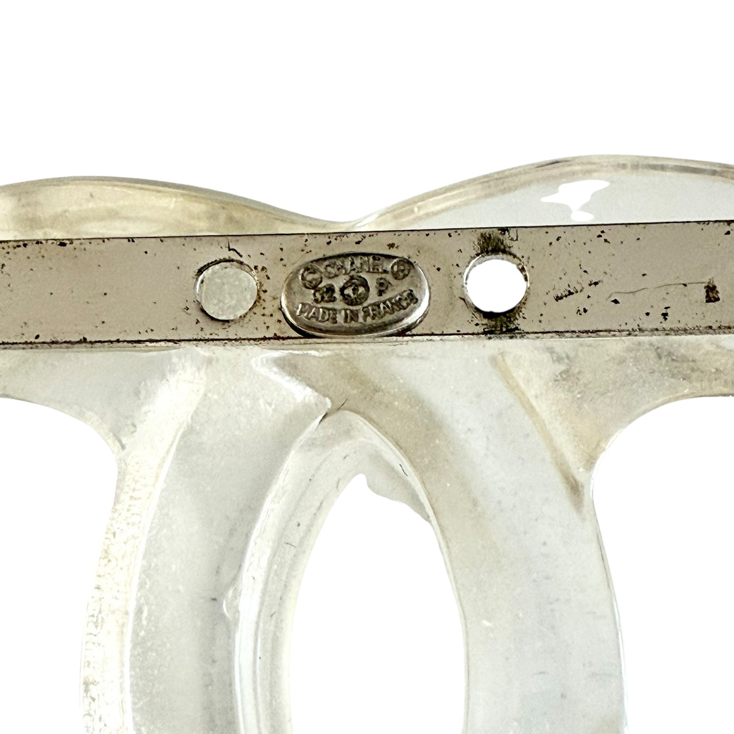 CHANEL CC 中古 冰糖 胸針