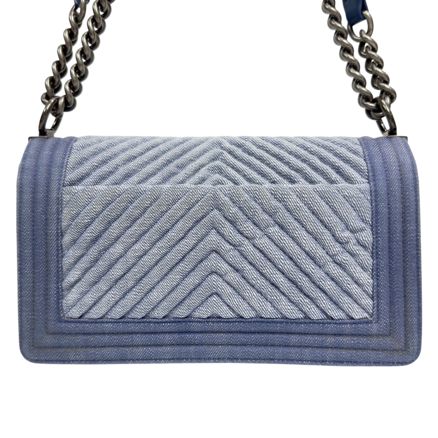 CHANEL Boy 洗水牛仔布 手袋