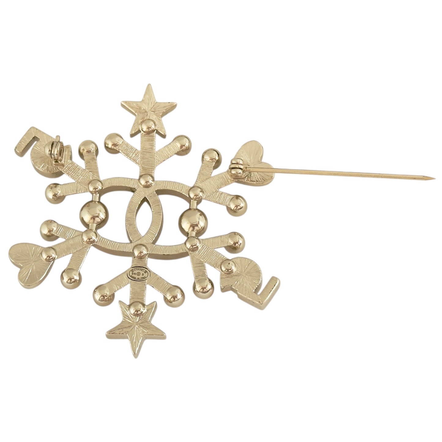 CHANEL CC 珠珠 水鑽 胸針