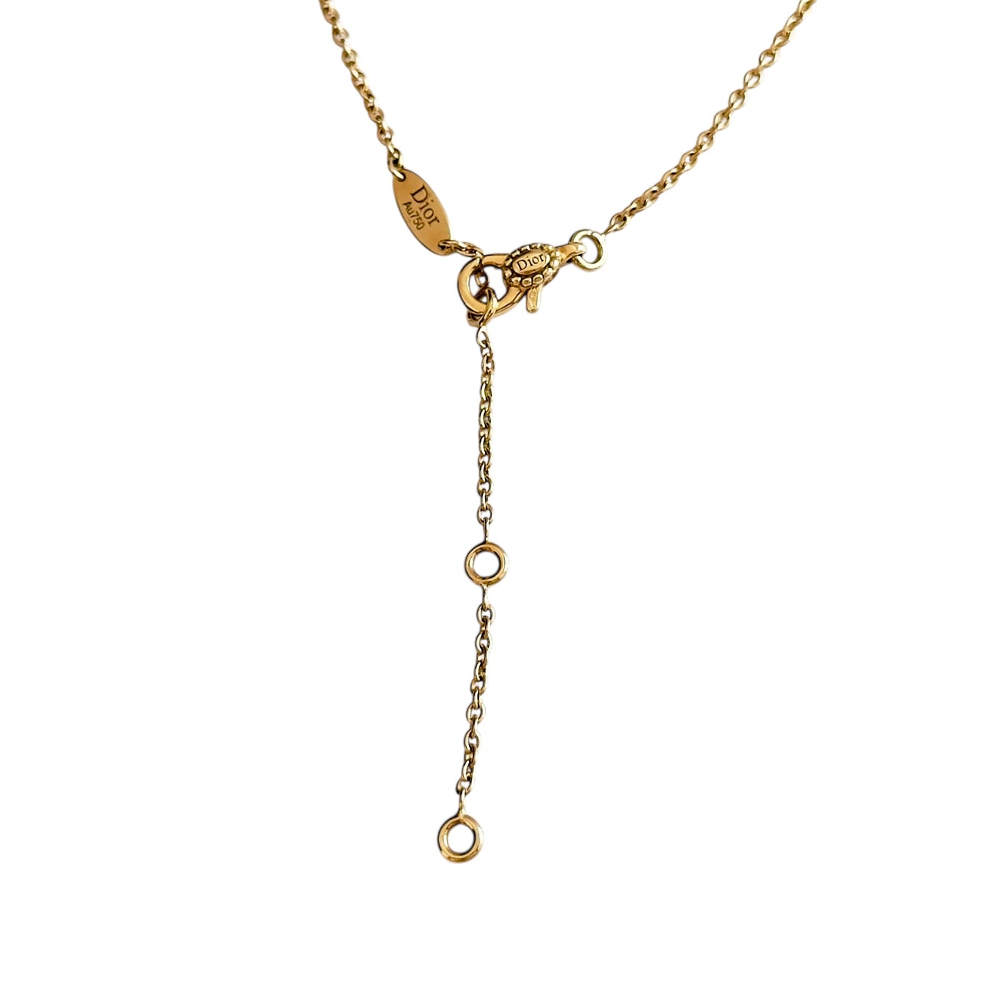 DIOR Rose des Vents 羅盤 六芒星 18K金 鑽石💎 貝母 頸鏈