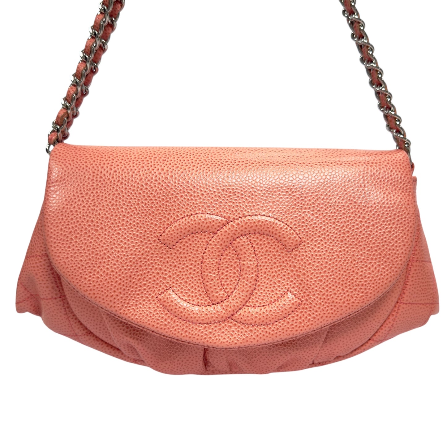 CHANEL CC 荔枝皮 多用途鏈條包