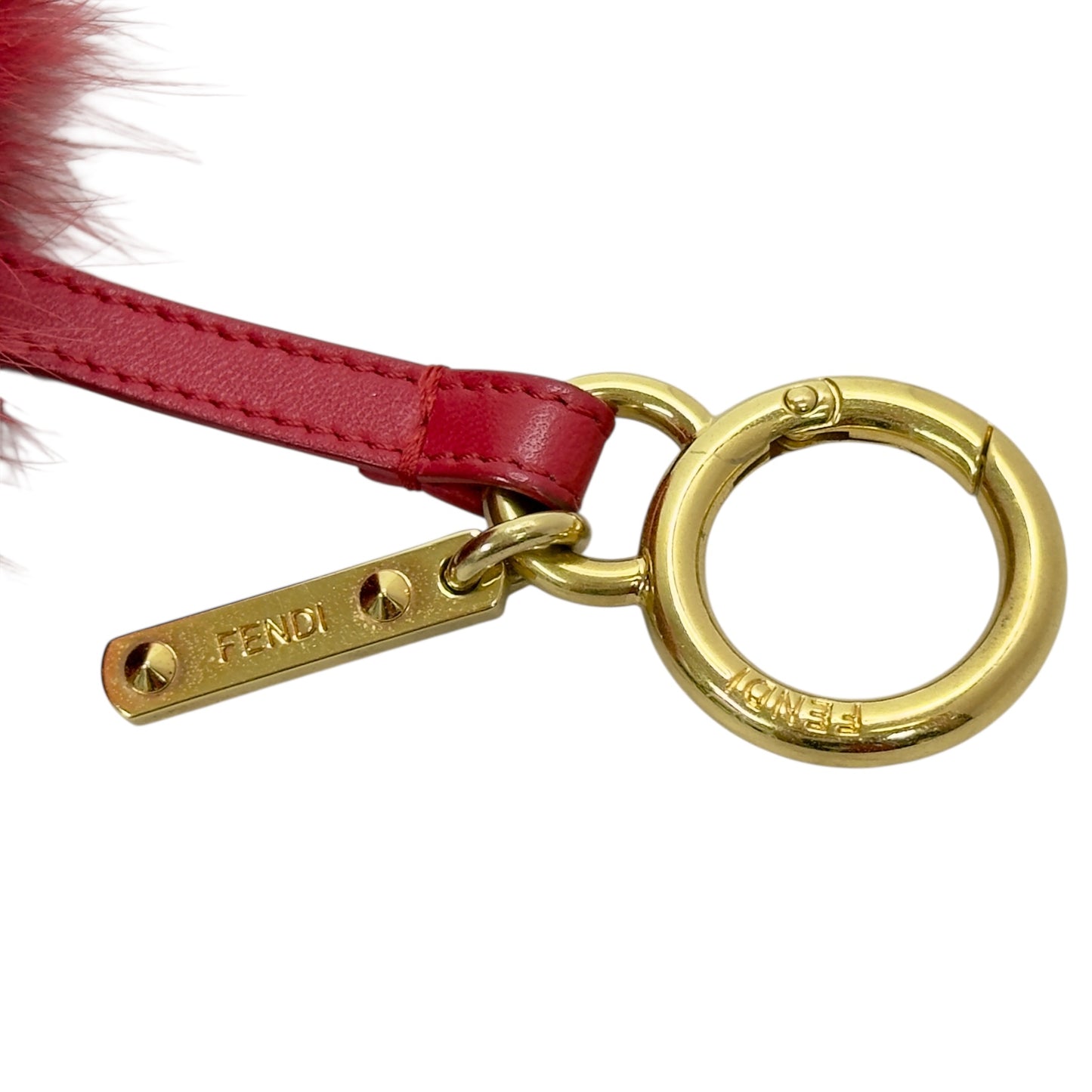 FENDI 愛心💗 毛毛球 掛飾