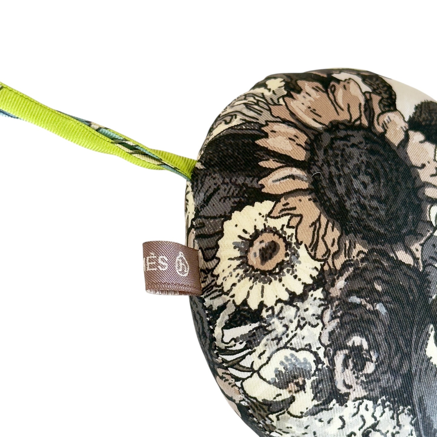 HERMES petit H 絲質 掛飾