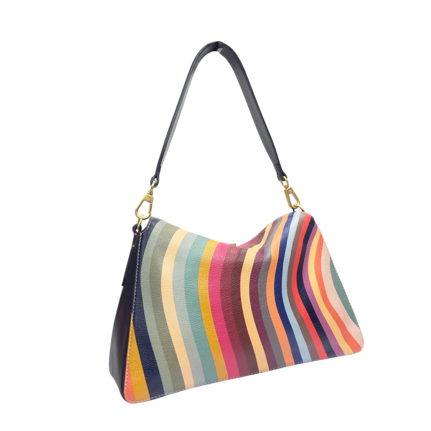 PAUL SMITH 經典彩色條紋 肩背包