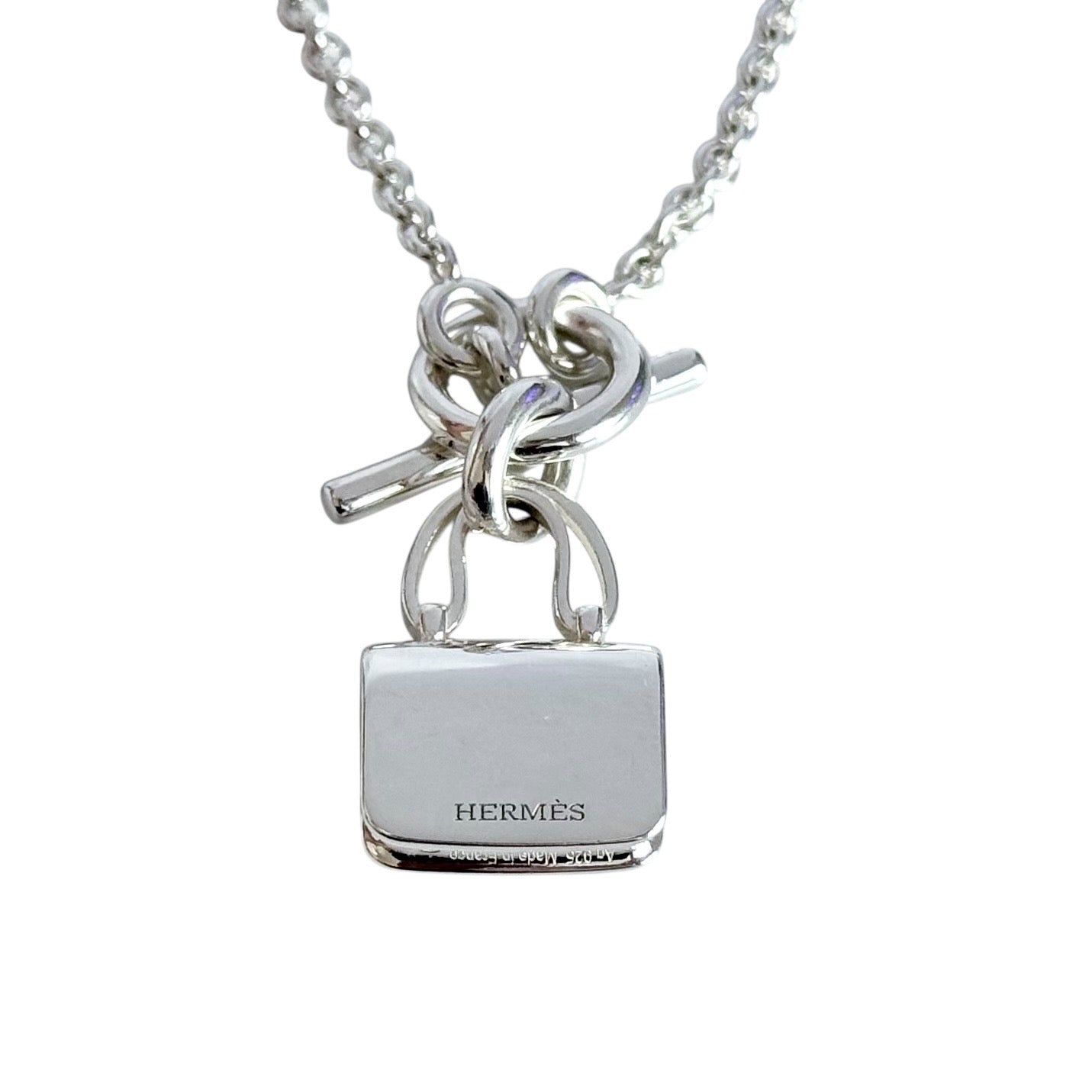 HERMES Amulettes Constance 純銀 頸鏈