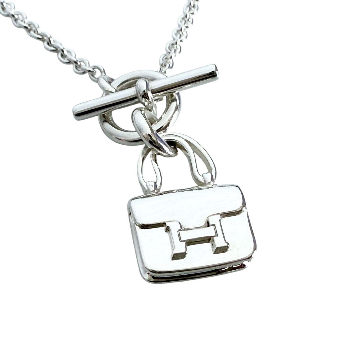 HERMES Amulettes Constance 純銀 頸鏈