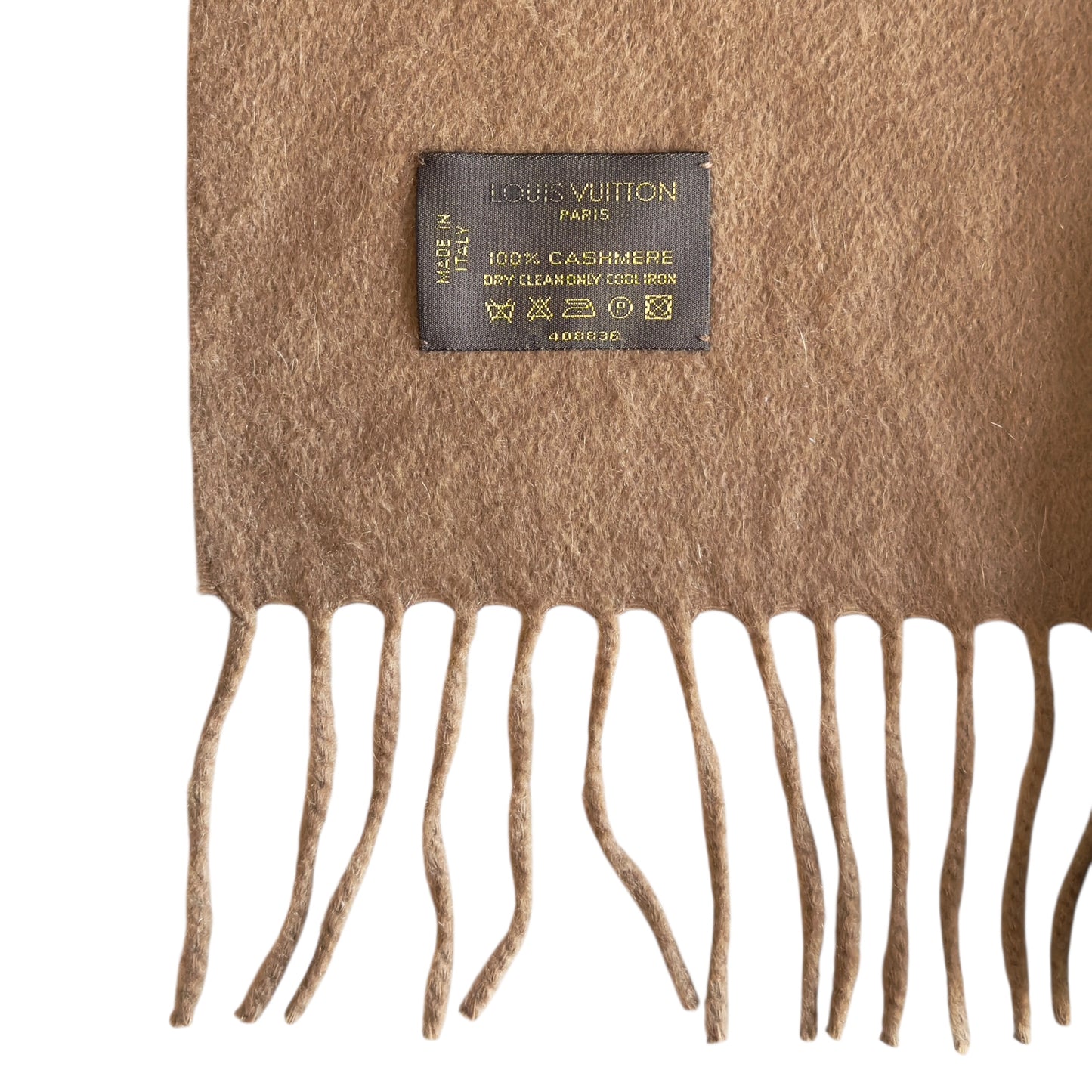 LOUIS VUITTON 純羊絨 圍巾