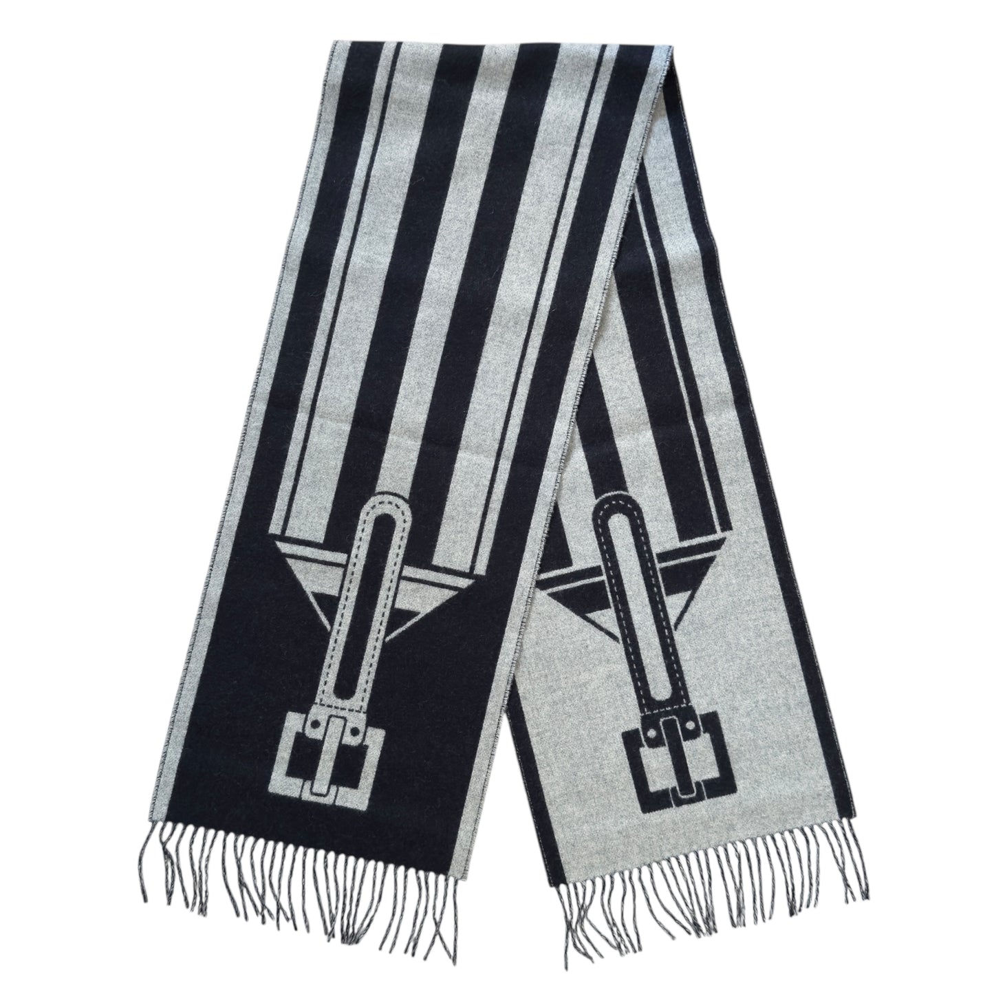 HERMES Casaque Les Sangles scarf 純羊絨 圍巾