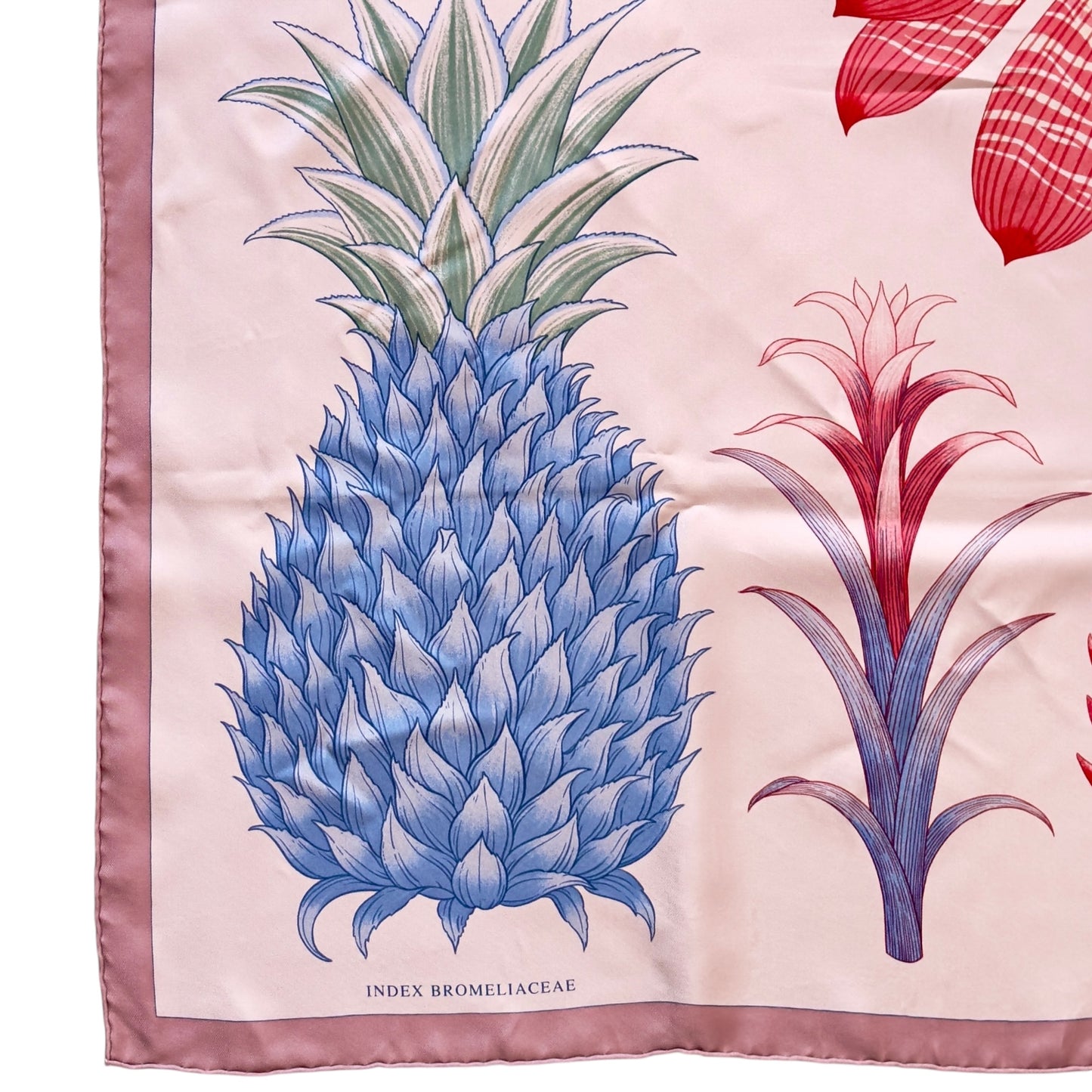 HERMES Index Bromeliaceae scarf 90 絲巾