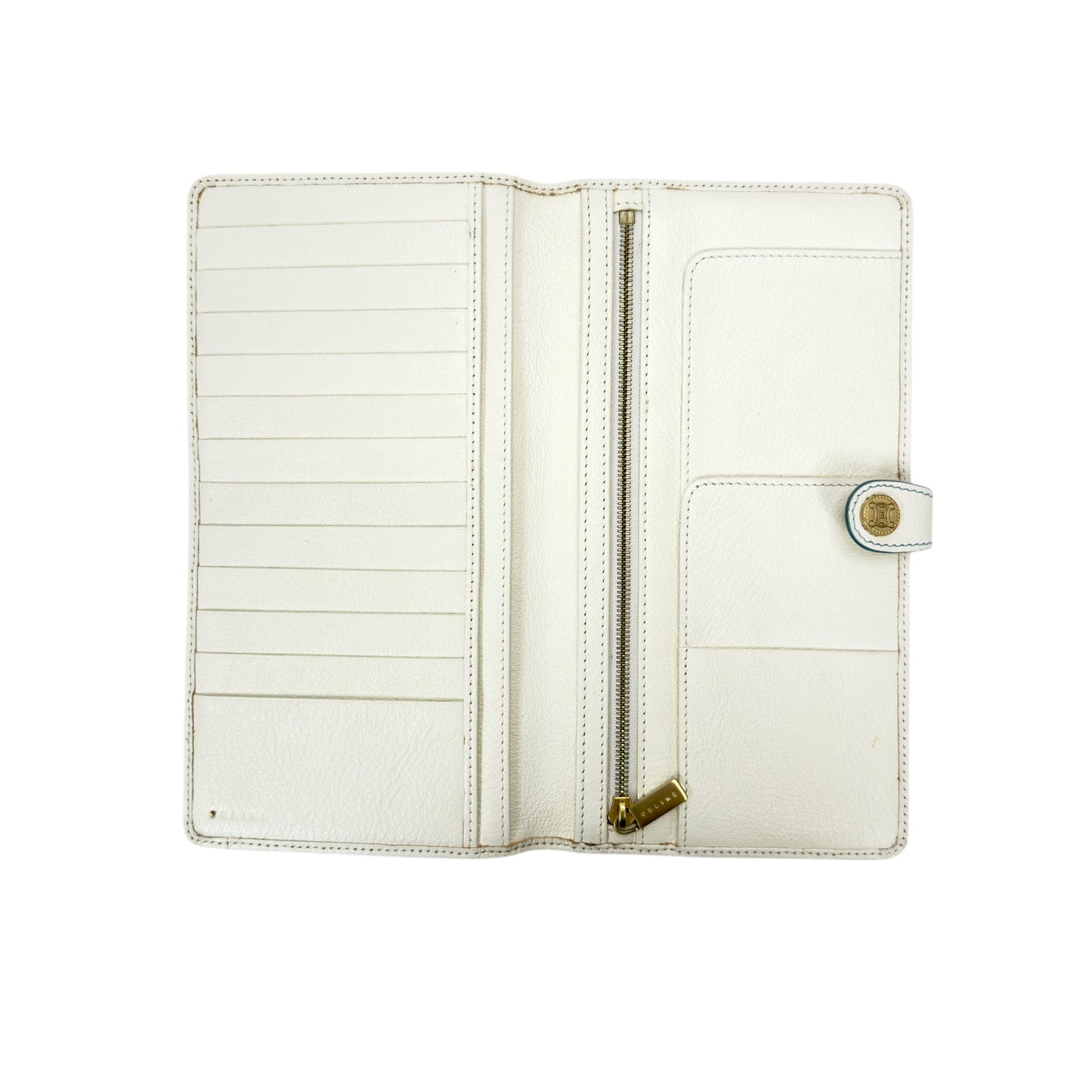 CELINE 中古 凱旋門 長銀包