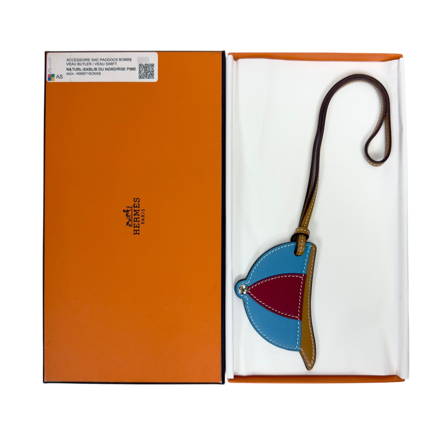 HERMES Paddock Bombe 棒球帽 掛飾