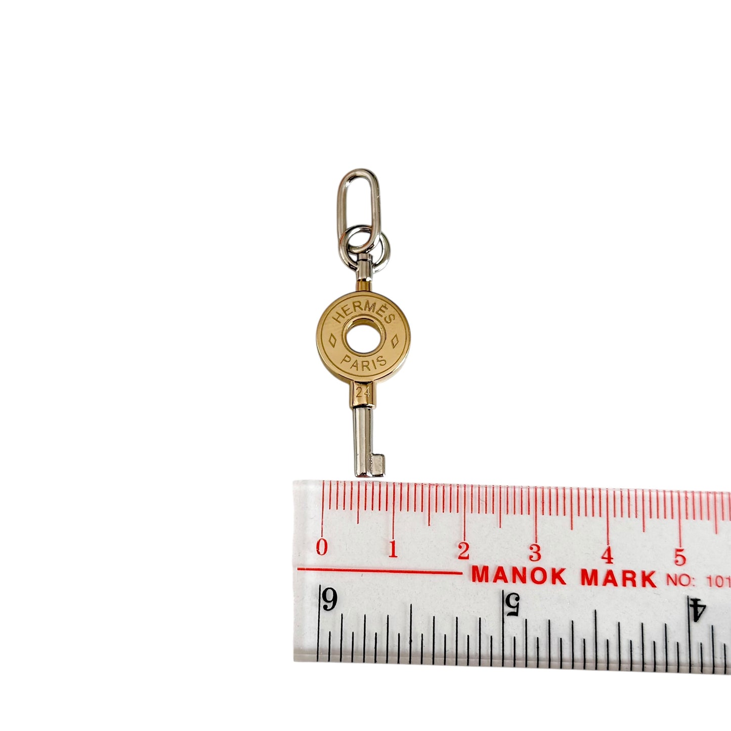 HERMES *送無品牌頸鏈* Curiosite Key Charm 鎖匙 吊咀