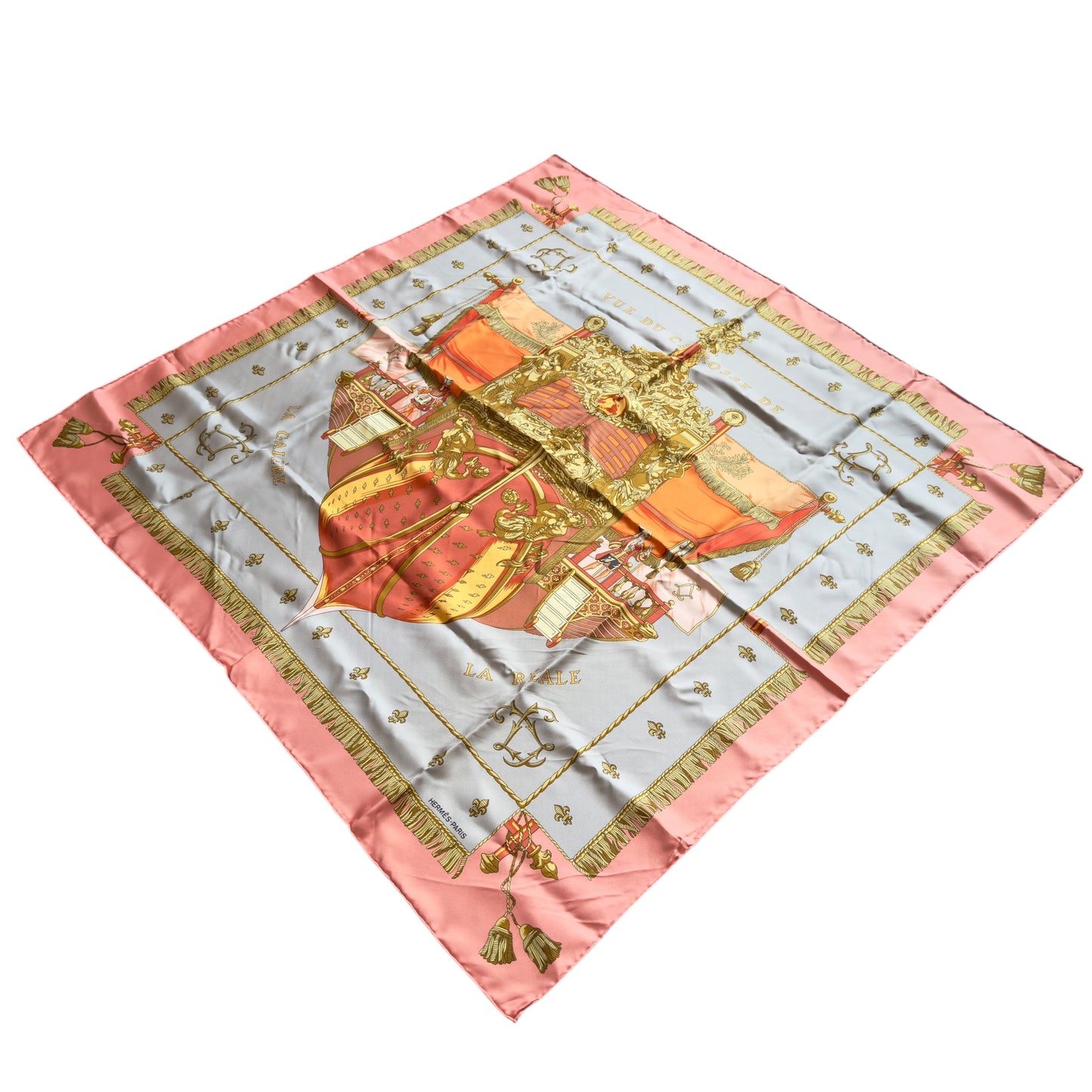 HERMES Vue Du Carrosse De La Galère La Réale 絲巾