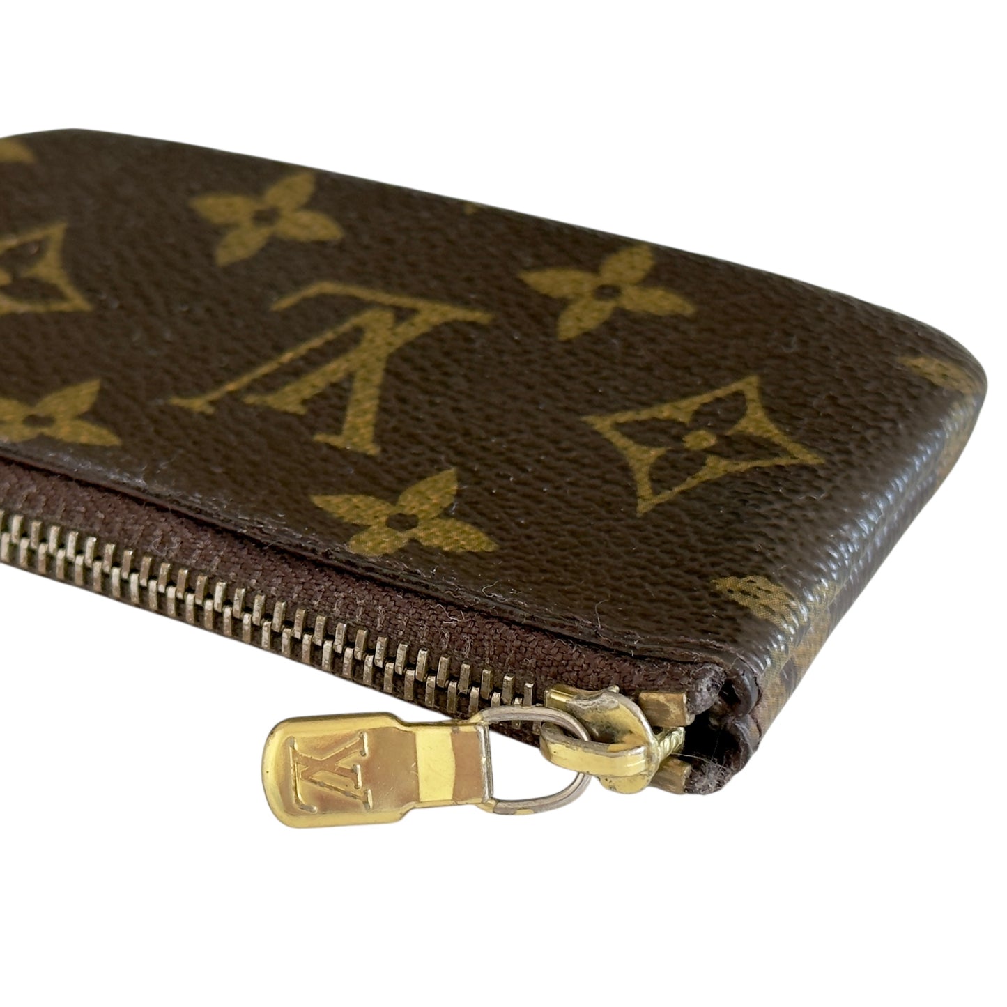 LOUIS VUITTON 老花 拉鏈鑰匙扣卡包