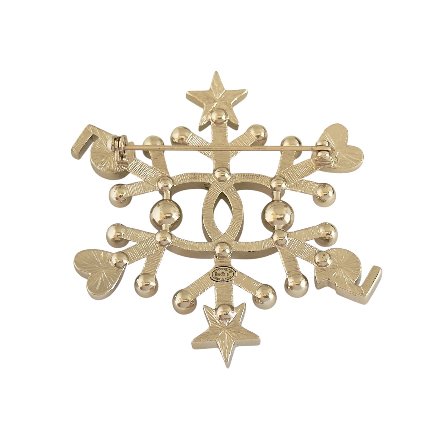 CHANEL CC 珠珠 水鑽 胸針