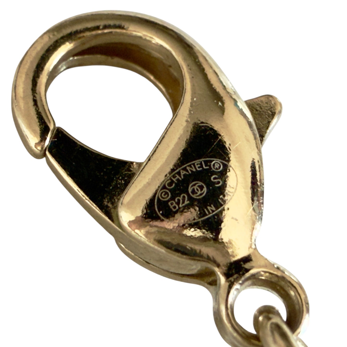 CHANEL CC 水鑽 3花 頸鏈