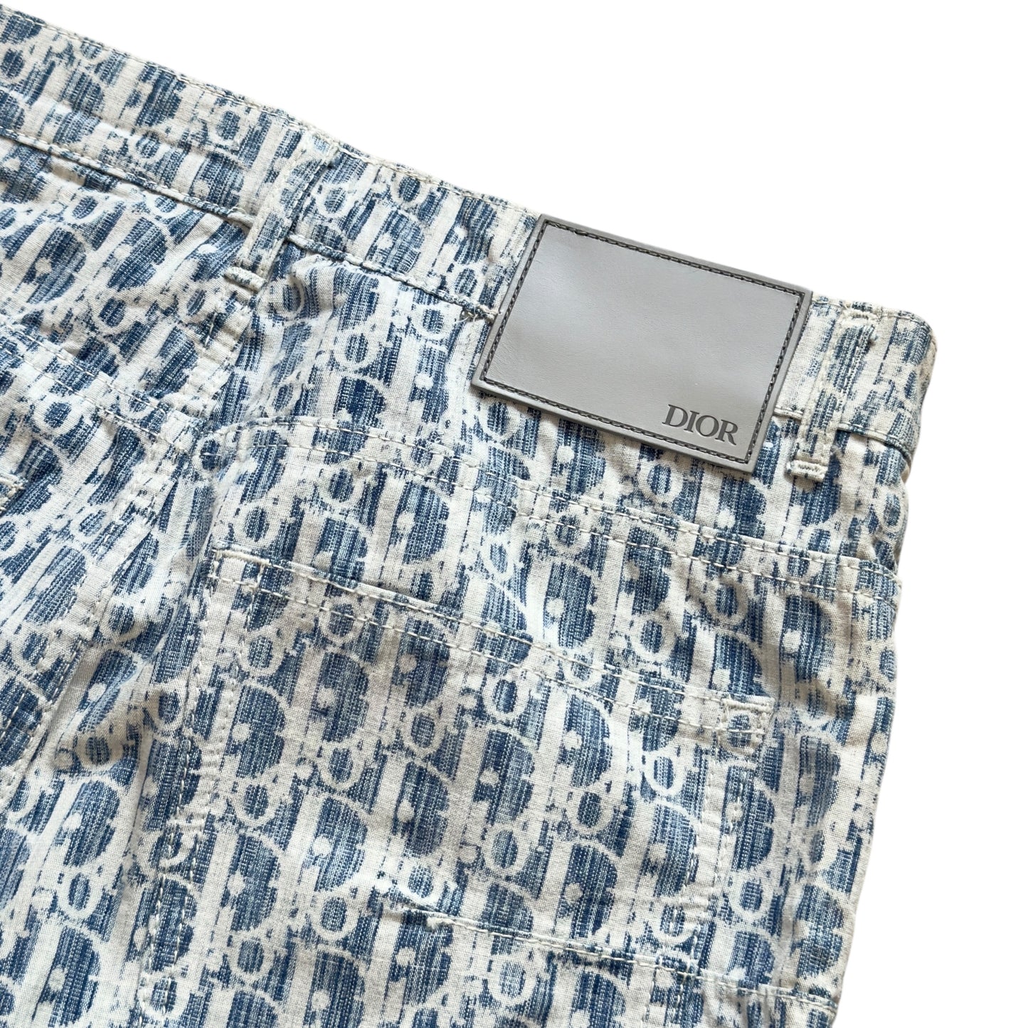 DIOR Oblique 老花 牛仔褲