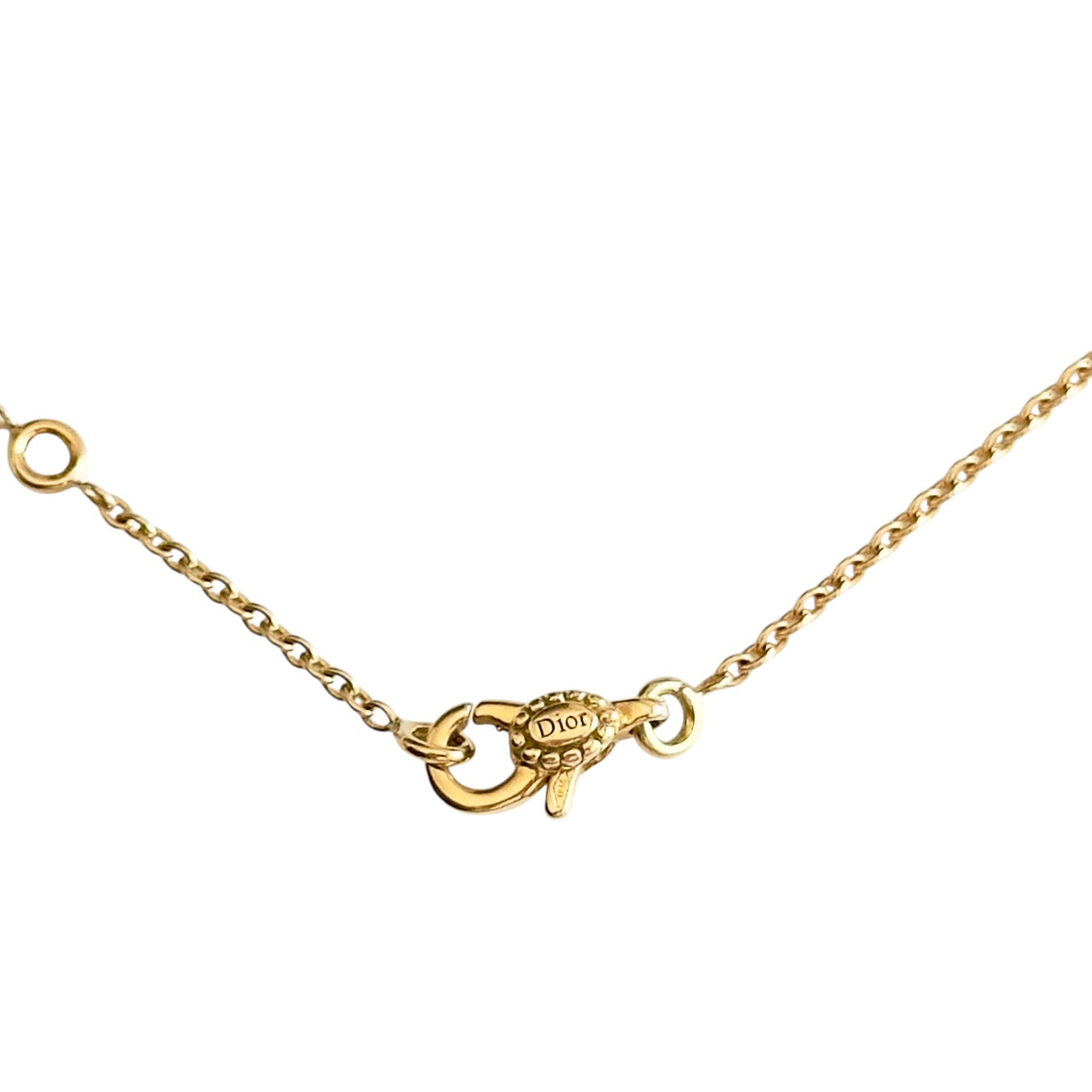 DIOR Rose des Vents 羅盤 六芒星 18K金 鑽石💎 貝母 頸鏈