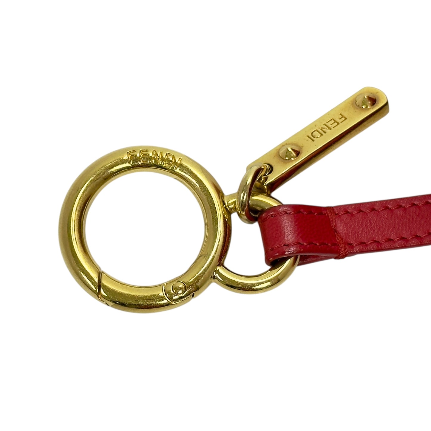 FENDI 愛心💗 毛毛球 掛飾