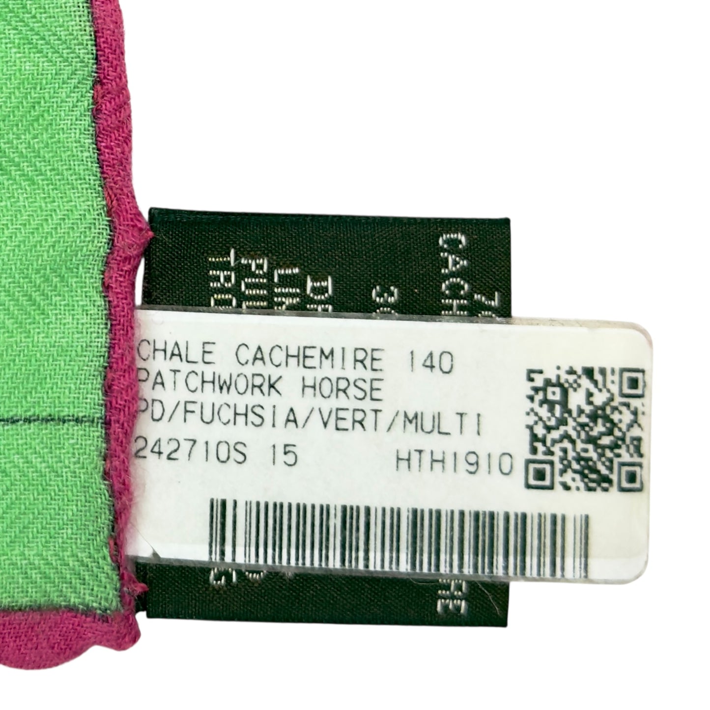 HERMES Patchwork Horse shawl 140 羊絨 圍巾