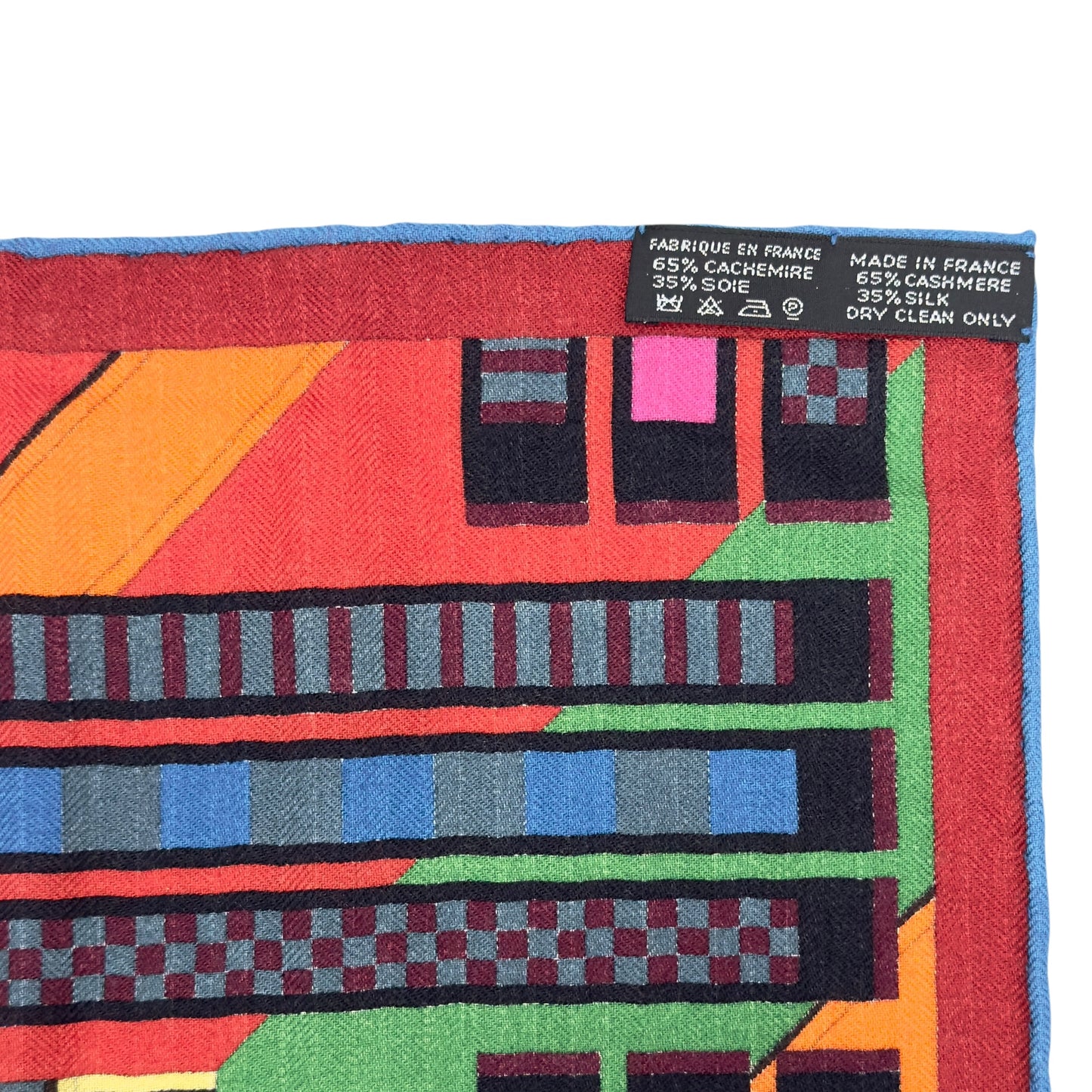 HERMES Brides et Gris-Gris shawl 140 羊絨 圍巾