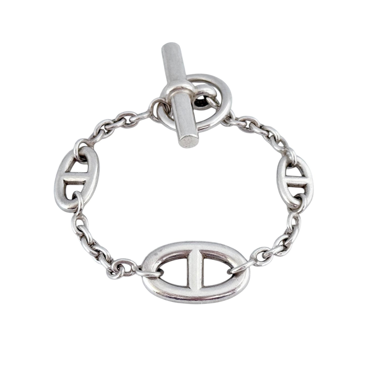 HERMES Farandole 豬鼻子🐽 純銀 手鏈