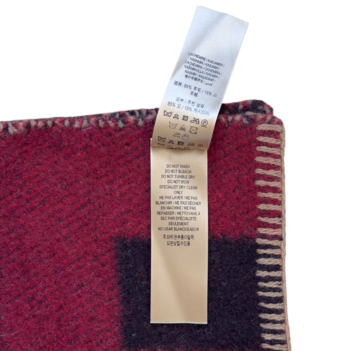 BURBERRY 經典格紋 雙面 圍巾