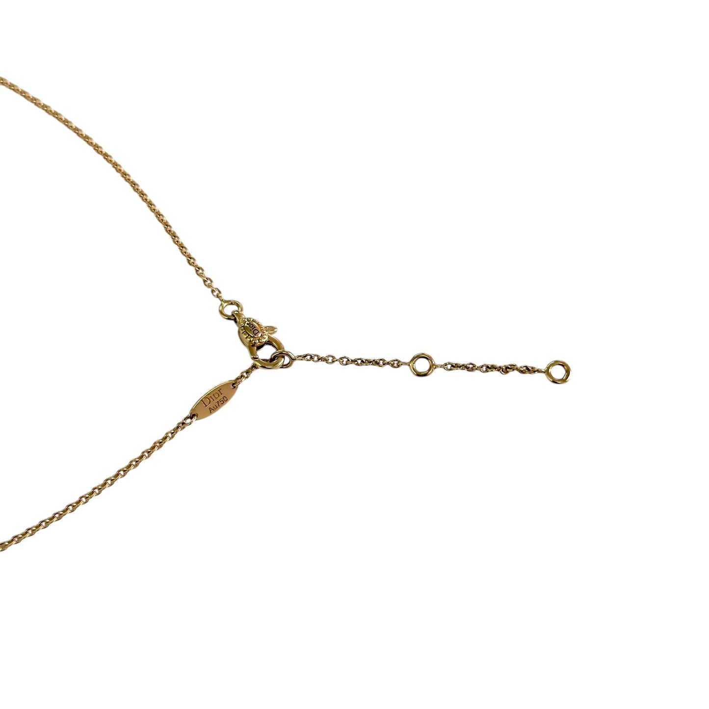 DIOR Rose des Vents 限定愛心🩷  18K金 鑽石 貝母 頸鏈