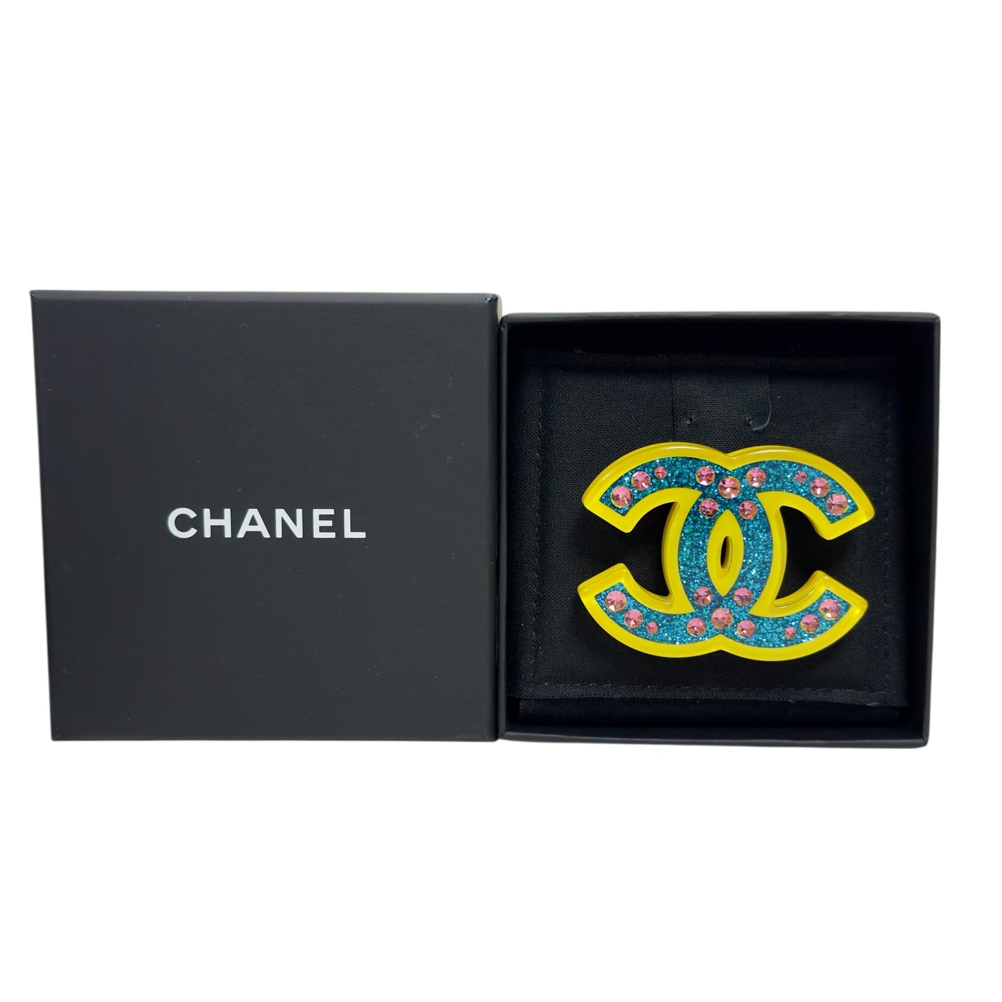 CHANEL CC 閃爍 胸針