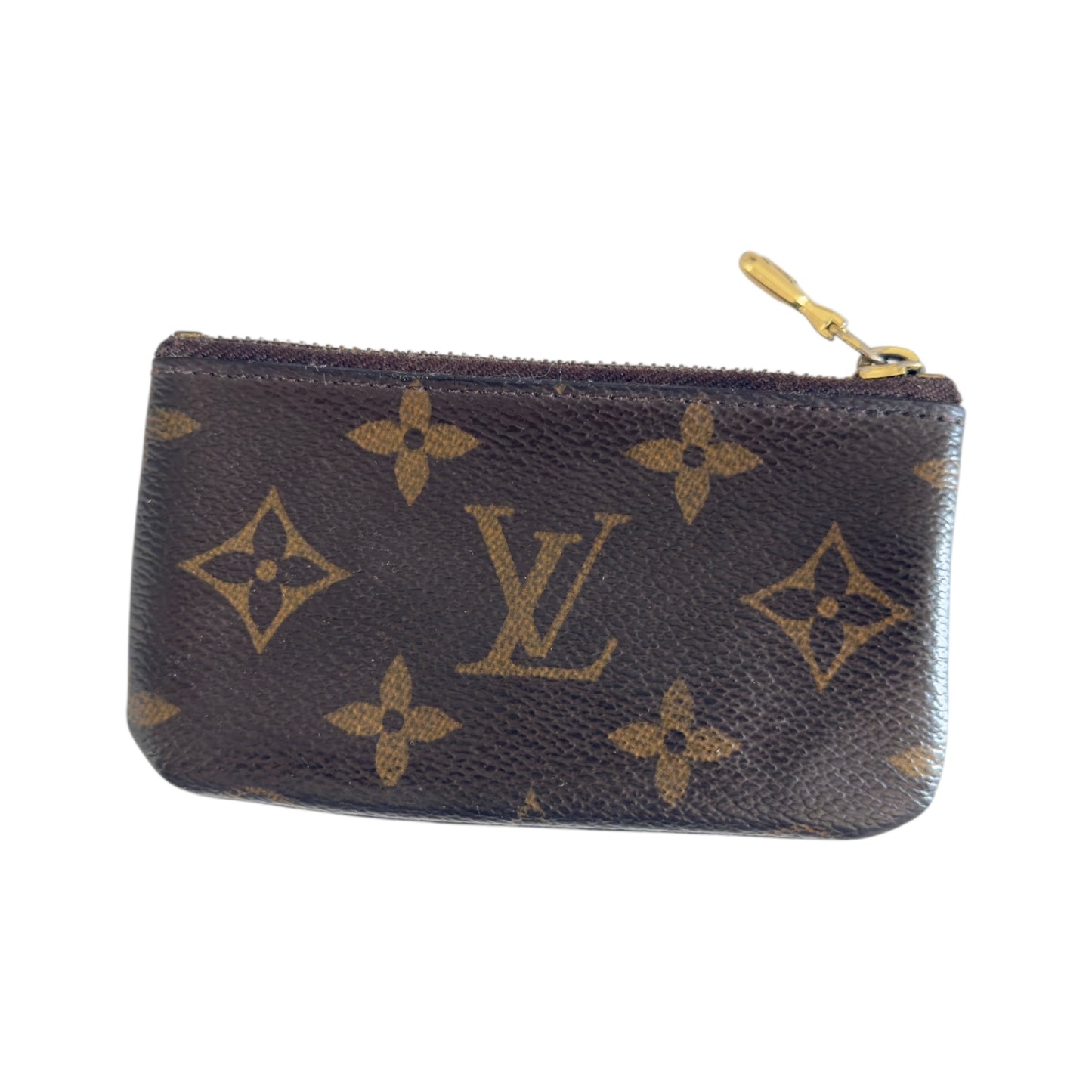 LOUIS VUITTON 老花 拉鏈鑰匙扣卡包