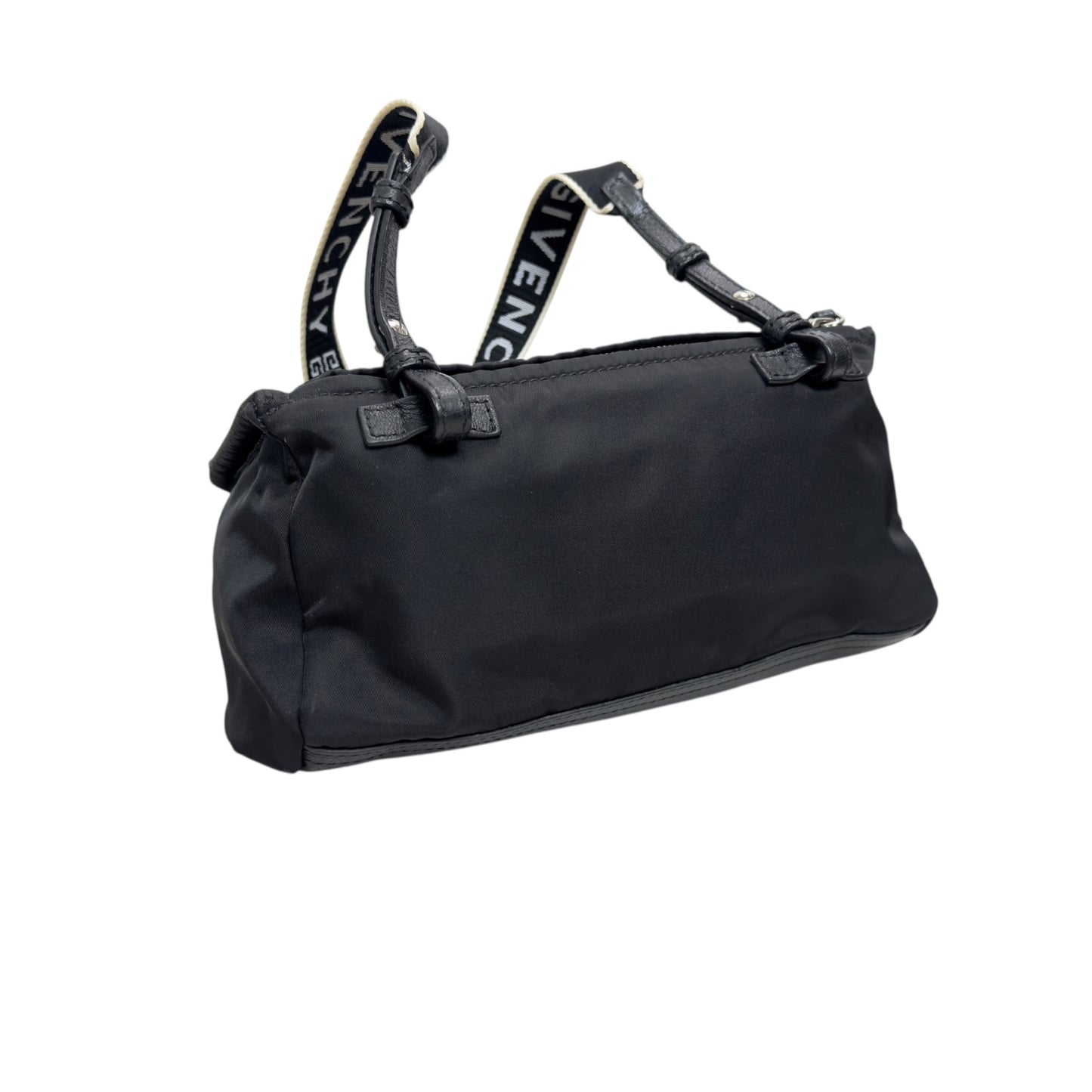 GIVENCHY Pandora 帆布拼皮 斜揹袋