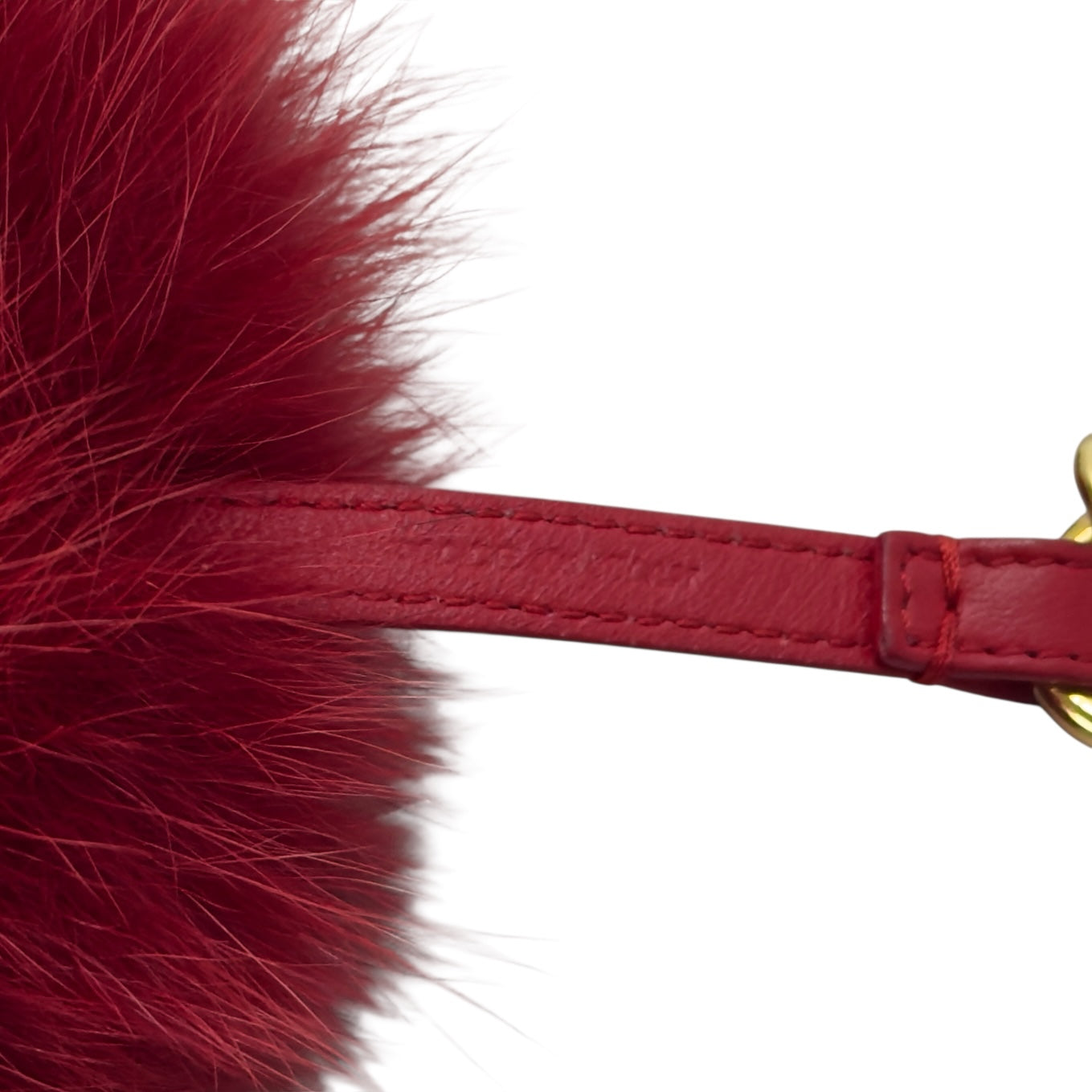 FENDI 愛心💗 毛毛球 掛飾