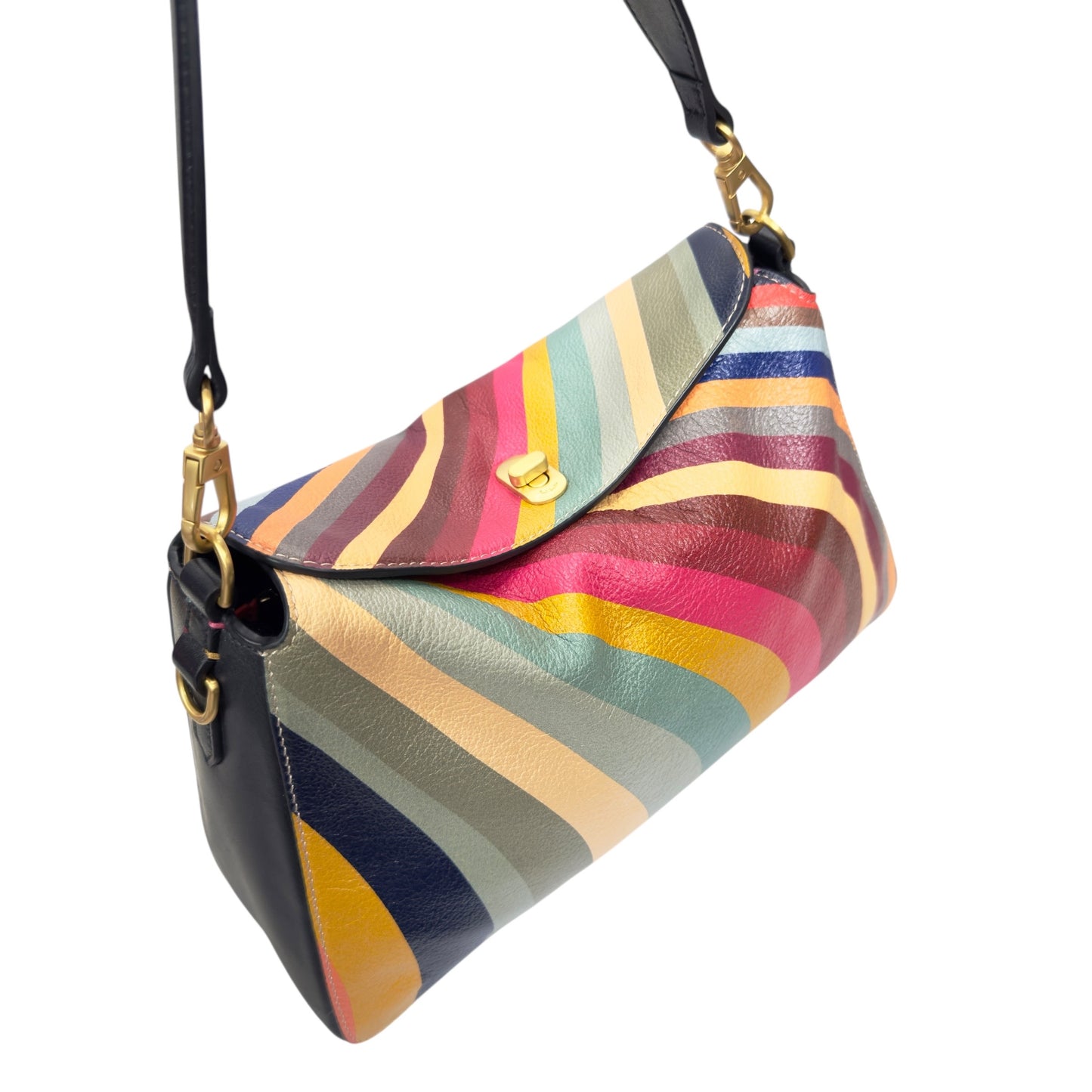 PAUL SMITH 經典彩色條紋 肩背包