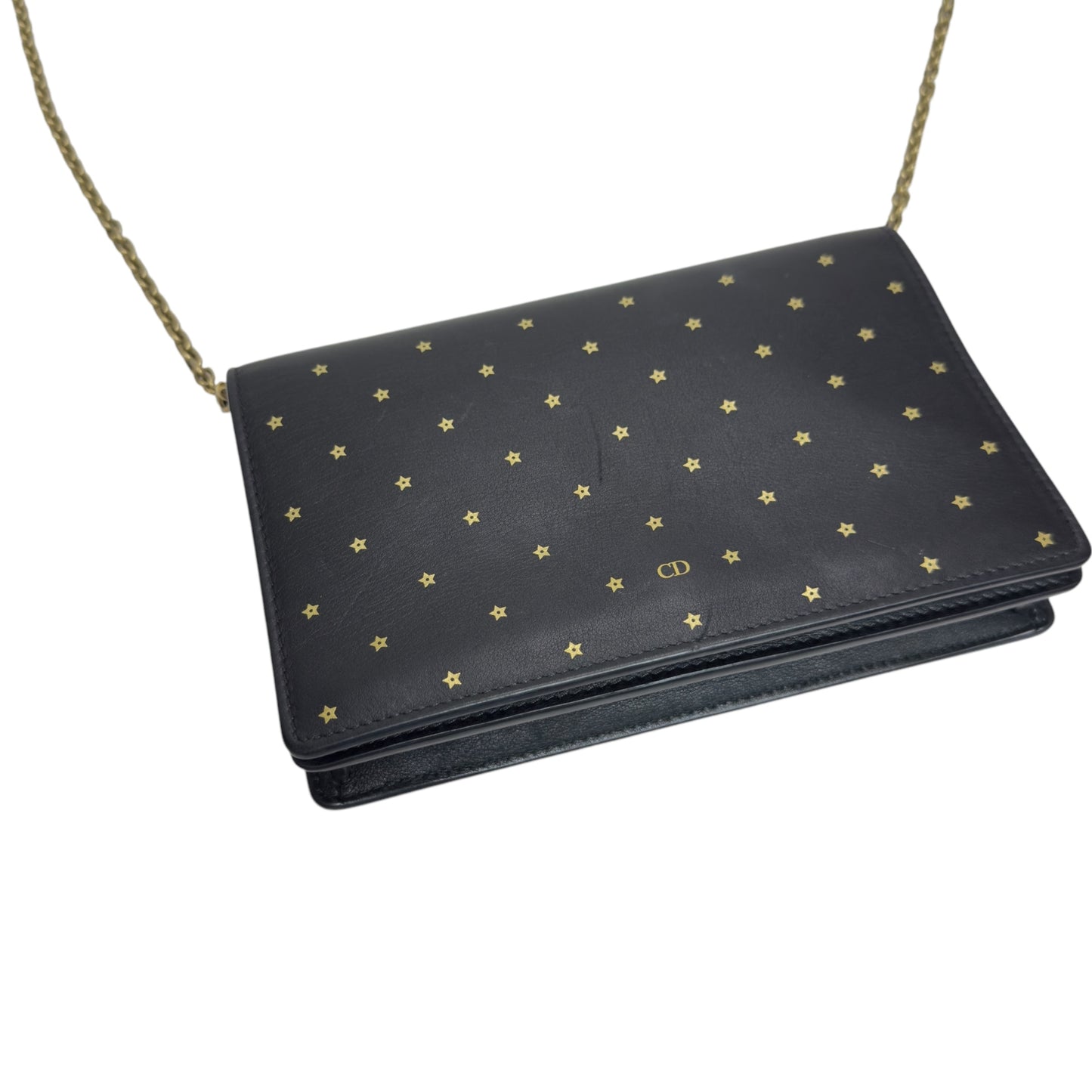 DIOR 幸運五角星 鏈條銀包