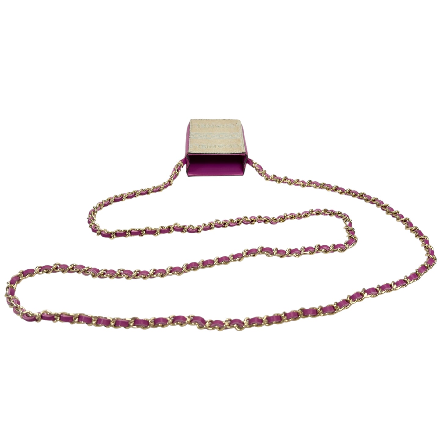 CHANEL 壓紋 馬毛 迷你小包