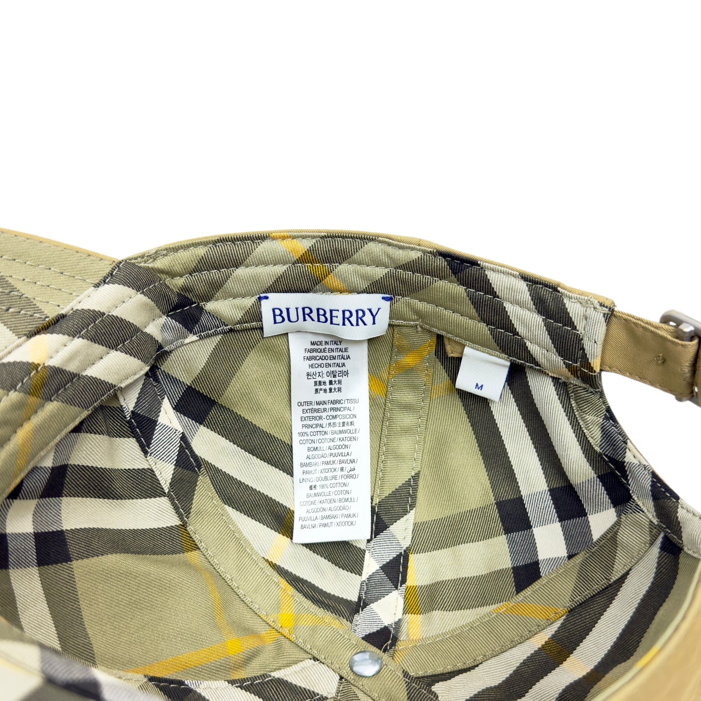 BURBERRY 騎士刺繡 棒球帽