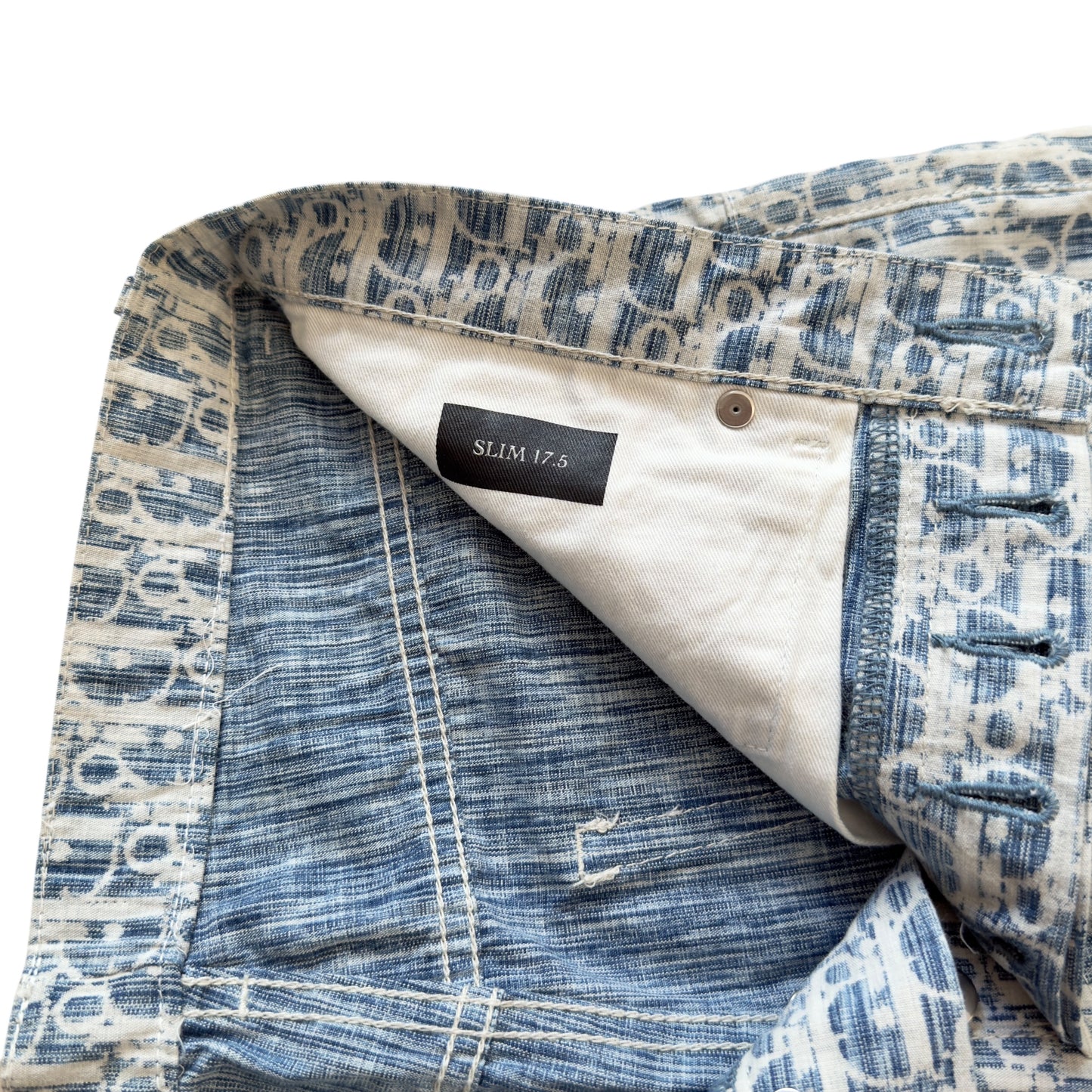 DIOR Oblique 老花 牛仔褲