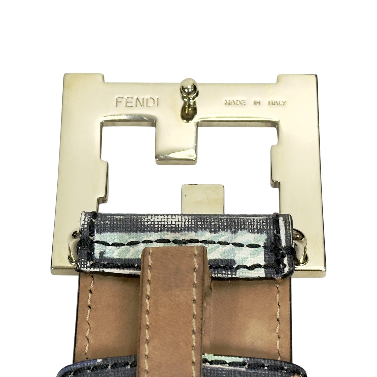 FENDI FF 黑彩 腰帶 43mm