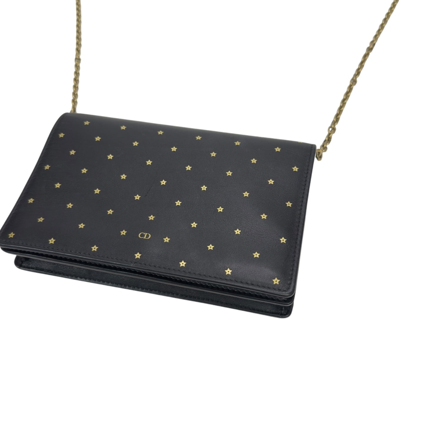 DIOR 幸運五角星 鏈條銀包