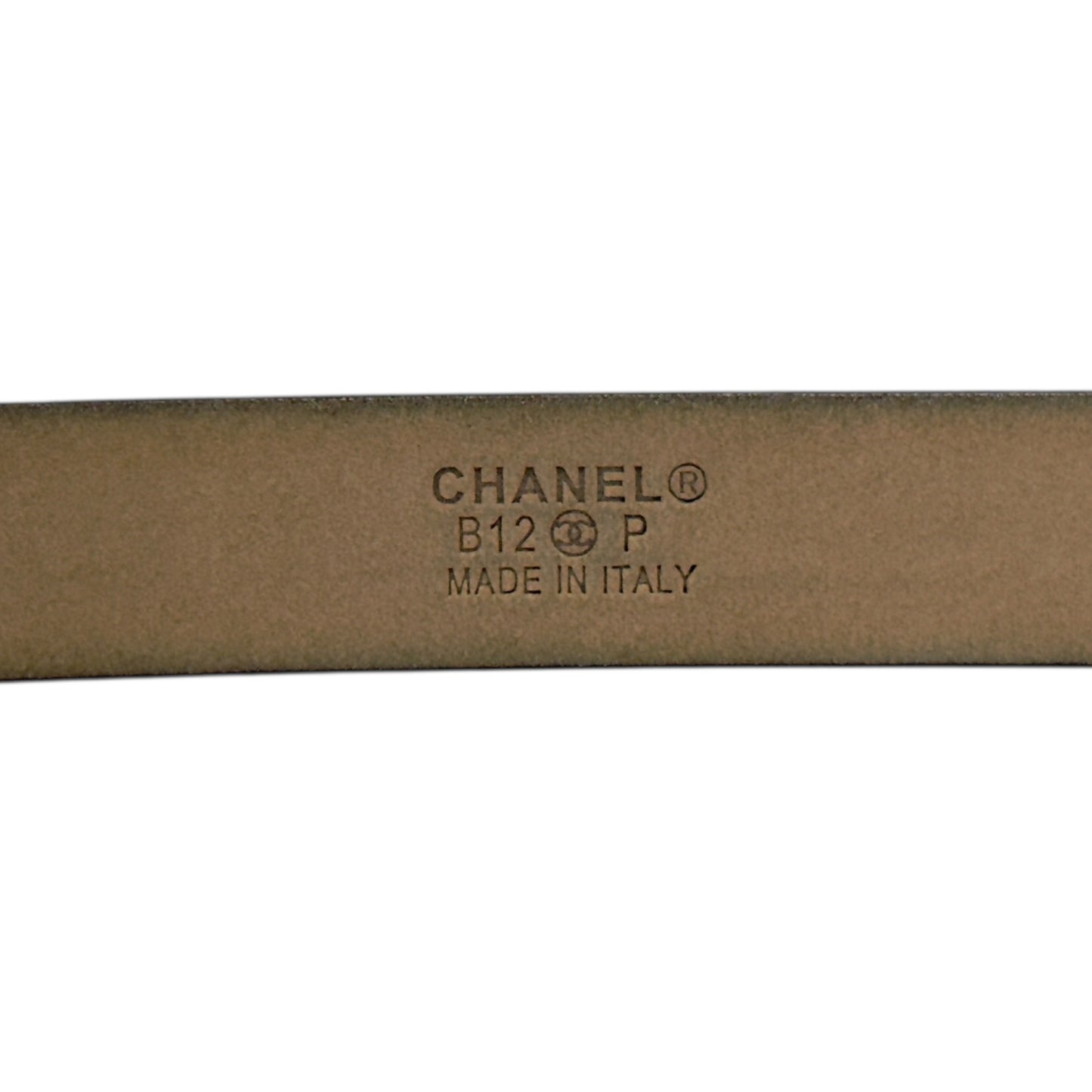 CHANEL CC 山茶花 皮帶 15mm