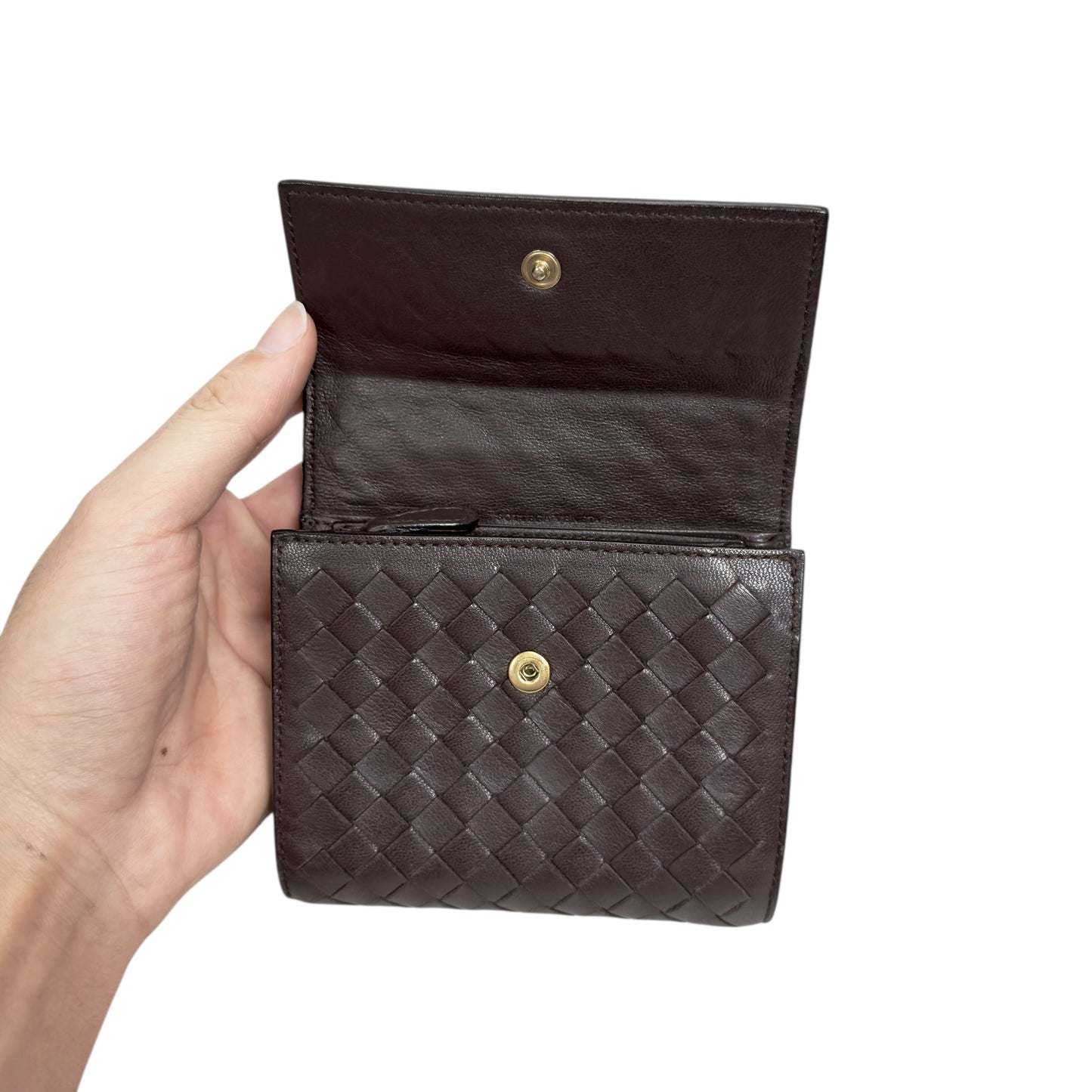 BOTTEGA VENETA 織皮 多間隔卡包