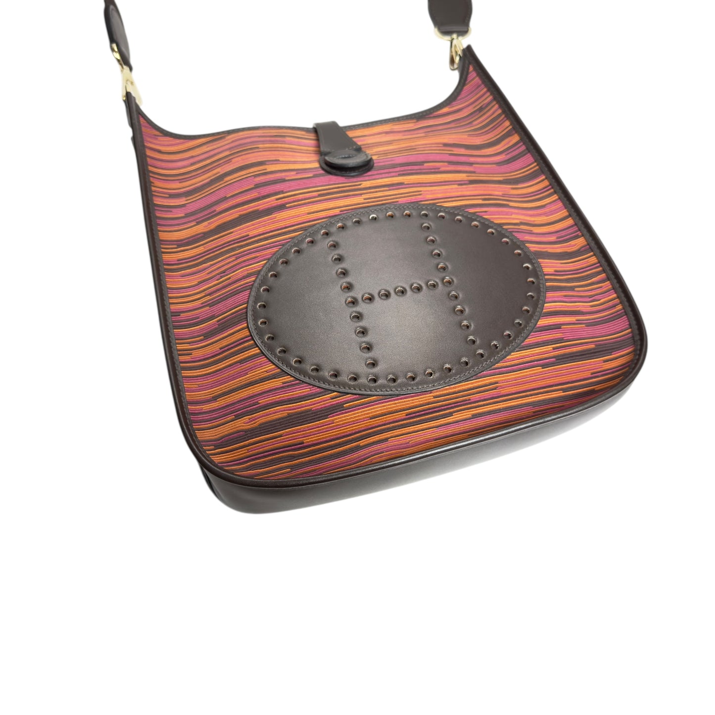 HERMES Evelyne 29 *極罕* 羊切皮 斜揹袋 框H刻