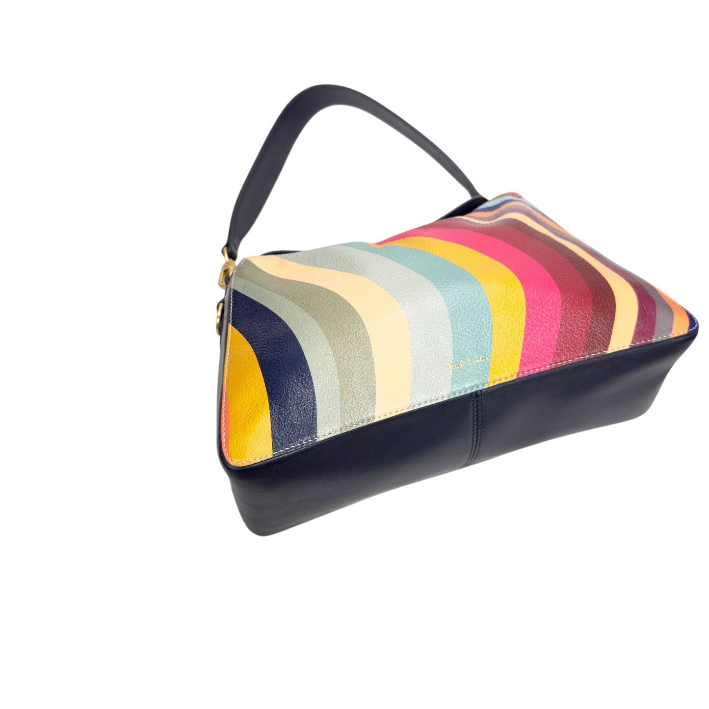 PAUL SMITH 經典彩色條紋 肩背包