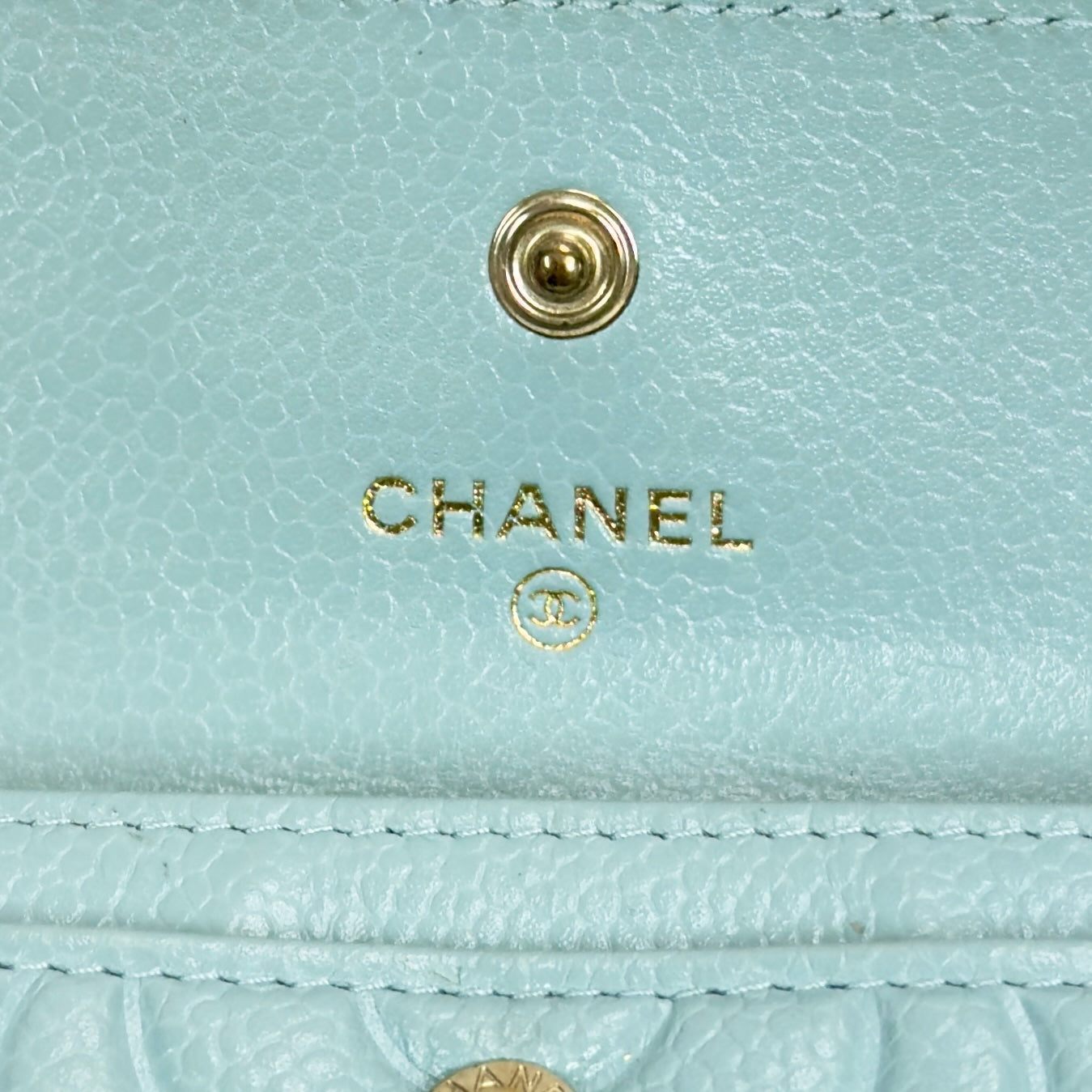 CHANEL CC 山茶花荔枝皮 卡包