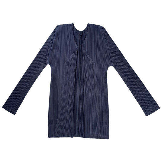 ISSEY MIYAKE PLEATS PLEASE 開胸 長版上衣