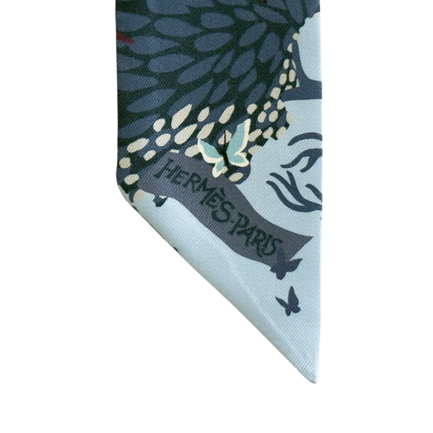 HERMES twilly 幼絲巾