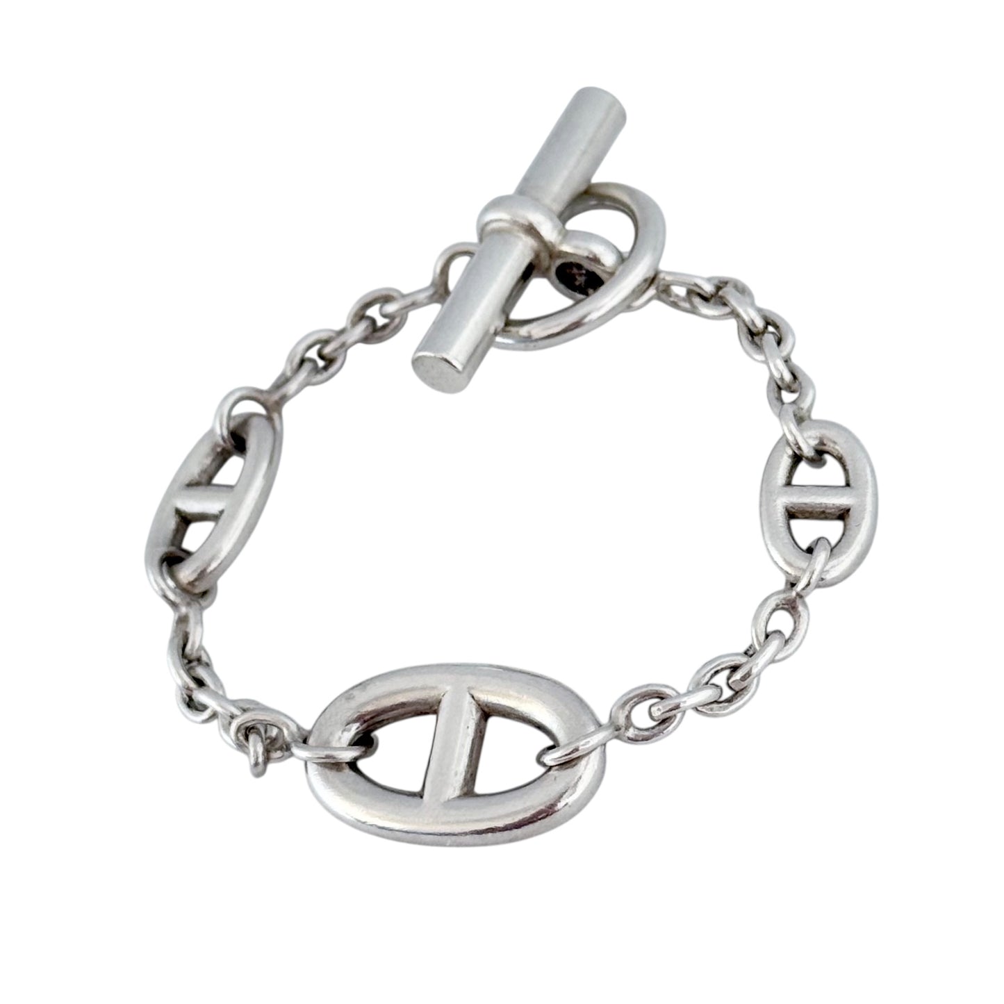 HERMES Farandole 豬鼻子🐽 純銀 手鏈