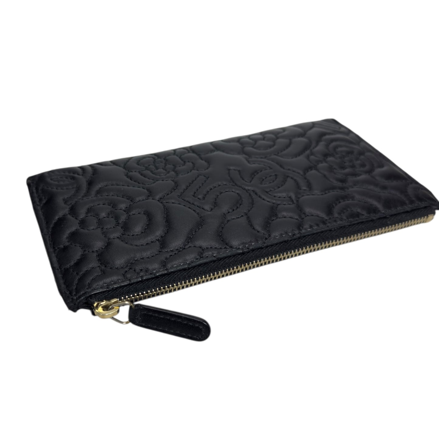 CHANEL *罕有紋路* CC 長銀包