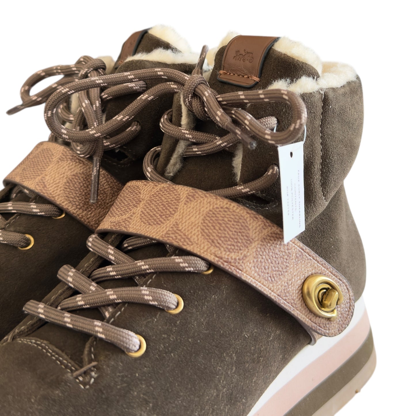 COACH 毛毛 厚底鞋 45MM