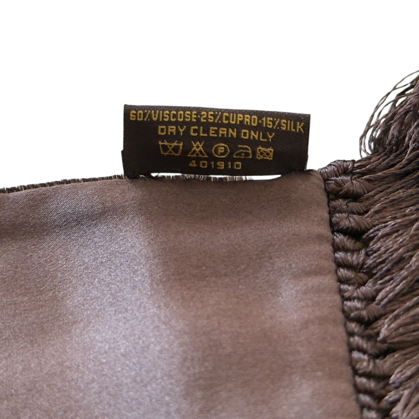 LOUIS VUITTON 老花 流蘇 圍巾